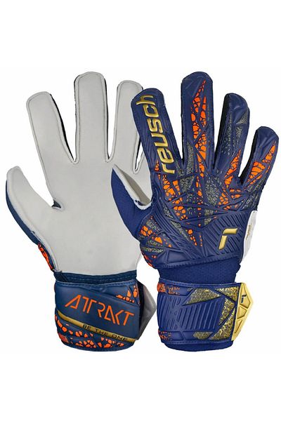 Reusch Attrakt Solid Children's Goalie Gloves 5472515 -4410