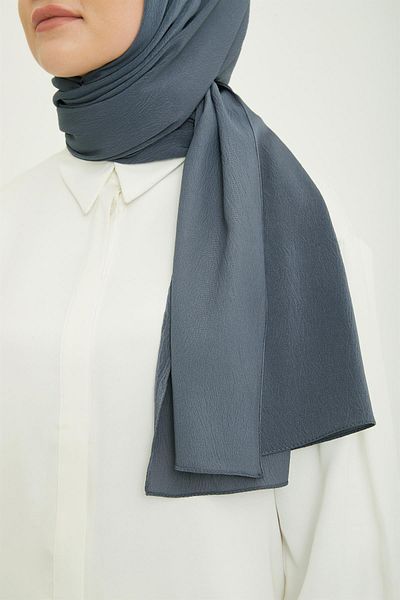 Armine Trend Crinkle Shawl - Anthracite 4
