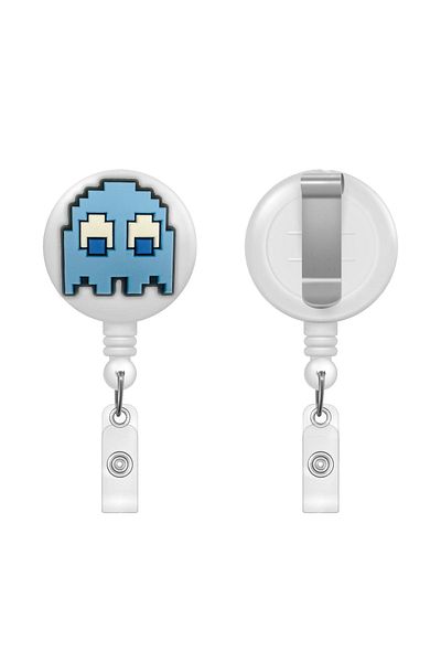 PABALAS Pac-Man Yoyo Card Holder with Inky Figure