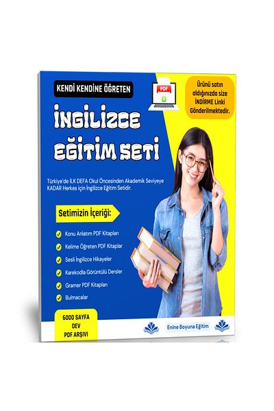 Enine Boyuna Eğitim Self-Study English Kit (6000 Pdf Pages)