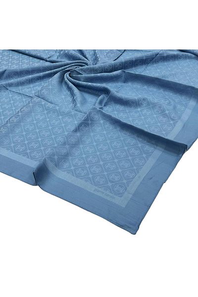 Pierre Cardin Ανοιχτό τζιν μπλε βαμβακερό κασκόλ - 1030400-922