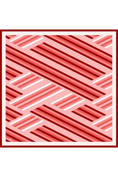 Armine Coral Colored Sport Twill Scarf - 8006-15