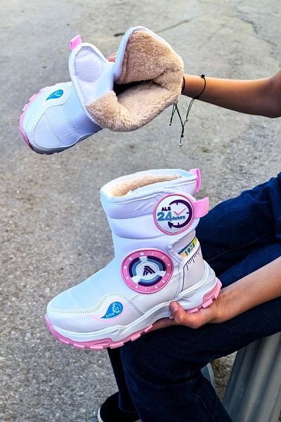 Prego Παιδικές μπότες Polar Thermo Αντιολισθητική σόλα Velcro