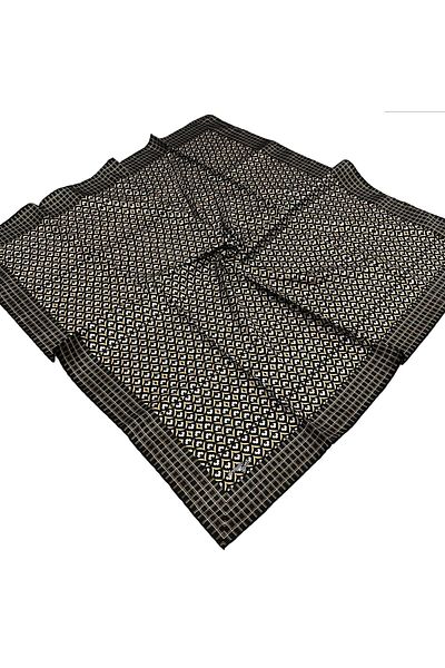 Armine Sport Twill Μαύρο Μπεζ Κασκόλ - 8557-92