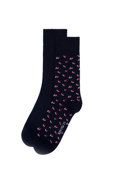 U.S. Polo Assn. Men's Navy Blue Socks 50274161 -Vr033