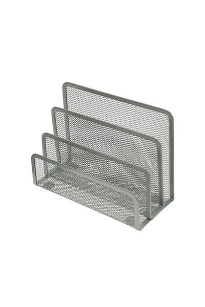 onixe Gray Ofica Metal Letter Holder