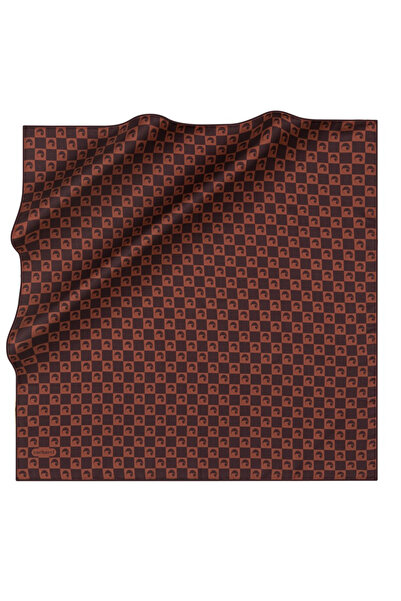 Cacharel Eșarfă de mătase - 8888313 -963 Cafea amară