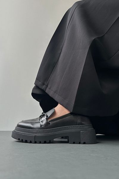 Mupa Shoes Black Women's Loafer Shoes