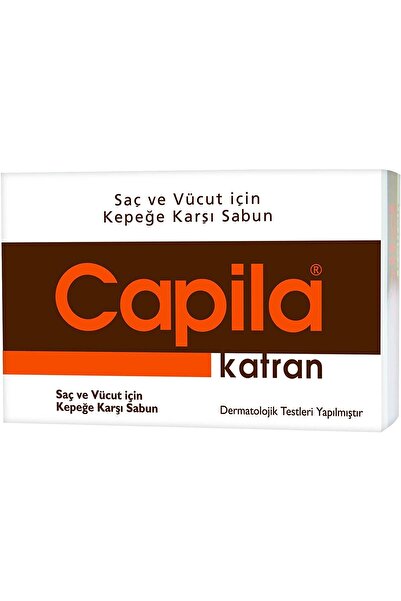 Capila Saç ve Vücut İçin Kepeğe Karşı Katran Sabun 90 Gr