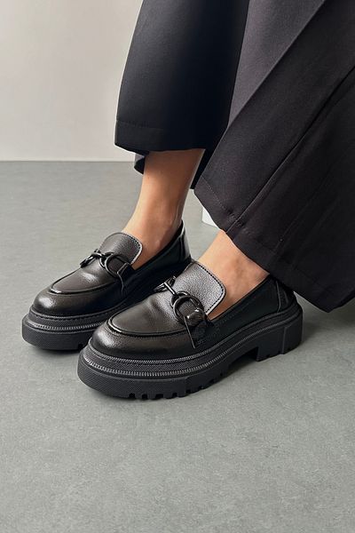 Mupa Shoes Black Women's Loafer Shoes