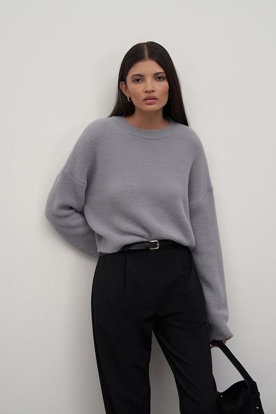 mathilda store Gray Limited Edition Basic Soft Sweater