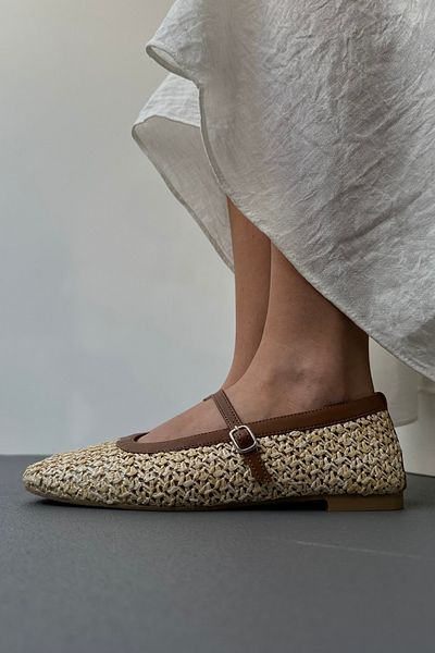 Mupa Shoes Balerini de damă din răchită - TABA