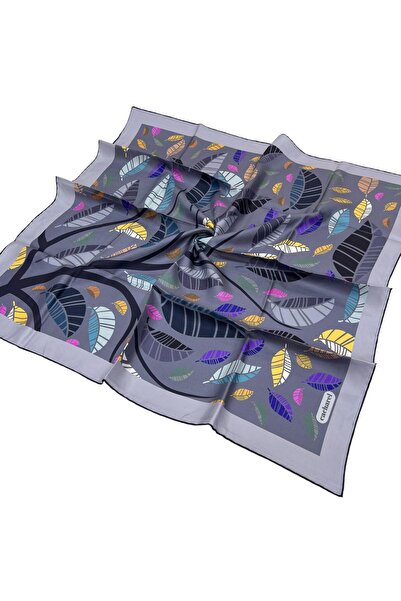 Cacharel Металічний синій шовковий шарф - 8865313-922