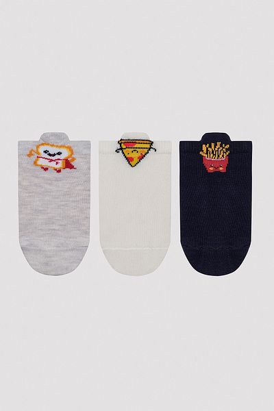 Penti Комплект от 3 ботуши Snack Socks за момчета