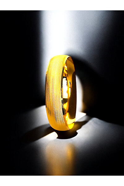 BEYZA DERELİ TAKI AKSESUAR 22 Ayar Fiziki Altın Kaplama 1.5 Cm Bilezik