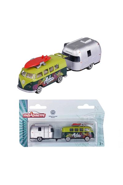 TOYFEST سيارة فولكس فاجن ذا أوريجينالز مع مقطورة ماجوريت - قطعة واحدة