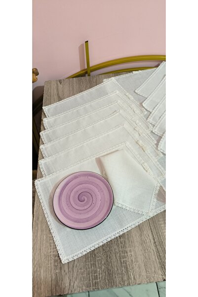 MODATU 12 Kişilik Masa Örtüsü/ 12 Peçete/ 1 Ranır