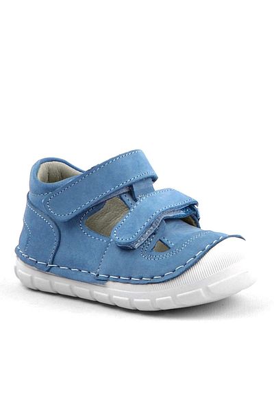 Rakerplus Ruby Genuine Leather Blue Summer First Step Shoes