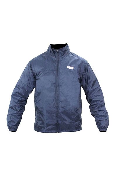 ALTIS Navy Blue Gummy Raincoat - Size: M