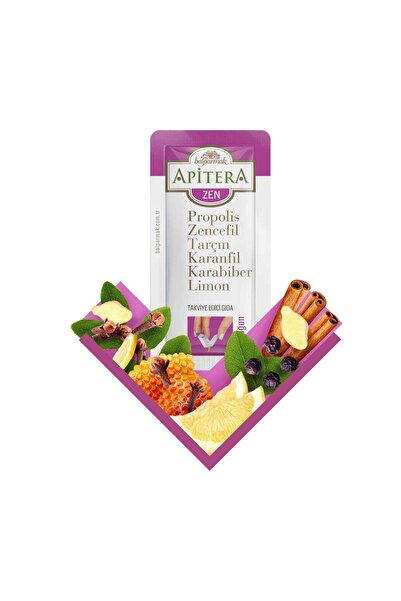 Apitera BALPARMAK ZEN 7 g x 7 Saşe x 12 li Paket ( 84 Kullanımlık )