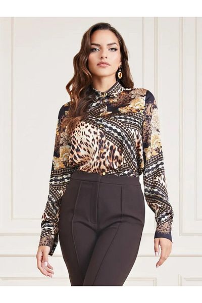 Guess Chain Reaction Γυναικείο Πουκάμισο 2BGH 167099 Ζ