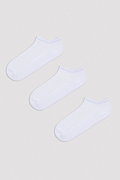 Penti Basic Colosio Weiße 3-teilige Booties-Socken