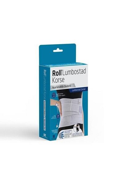 BABY ROLL Roll Lumbostad Steel Underwire Supported Corset (Adjustable Size)