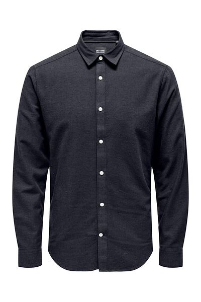 Only & Sons 22025607 Onsben Life Slim Flannel Solid Ls Shirt Shirt