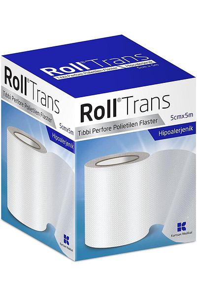 Roll Trans Medical Perforated Polyethylene Flaster Hypoallergenic 5 Cm X 5 M
