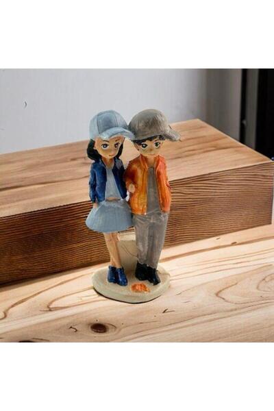 YoyoMoyo Şapkalı Genç Çift Mavi