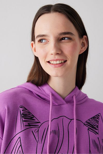 Penti Tokyo Pink Hoodie Sweatshirt