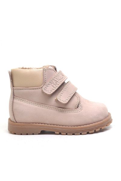Rakerplus PinK Neson Genuine Leather Baby Girl Boots - VelCro