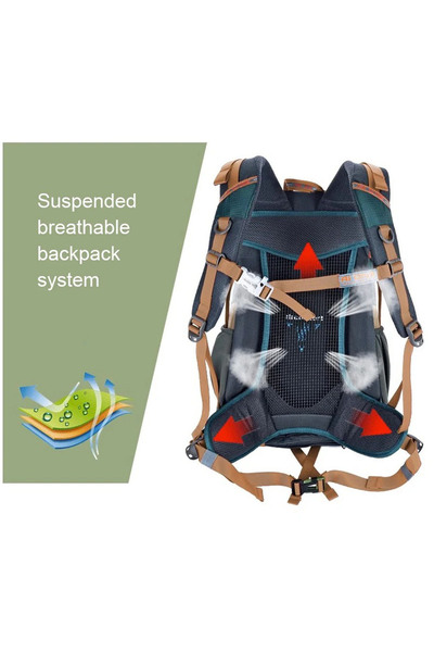 Go Veform Outdoor Kamp ve Yürüyüş Sırt Çantası (30 Litre Kapasiteli) Gri 9742