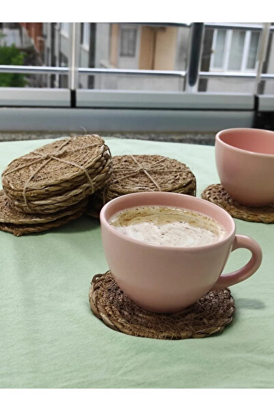 toyigoo Covorașe de pahare din răchită, lucrate manual, pentru cești de ceai,...