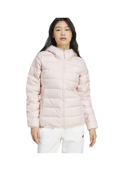 adidas Essentials Light Down Kadın Kışlık Şişme Ceket Uzun Ekru Ix8931