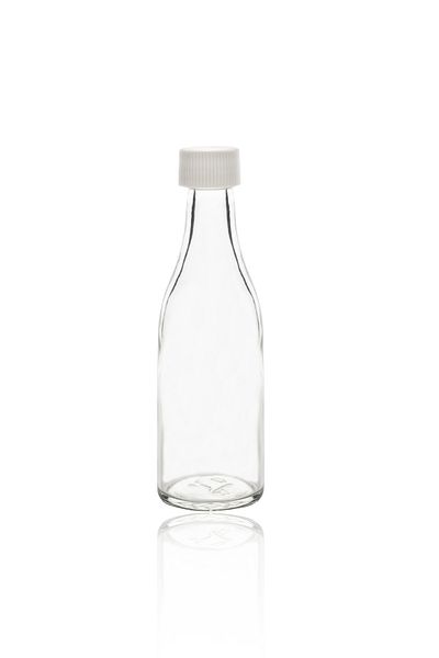 Milea Drip Model 50 ml Sauce Bowl - Winter, Marmalade, Vinegar Oil, Leak Proof Cap, Clear Glass Bottle 6 Pieces