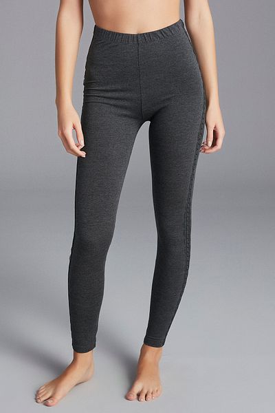 Penti Anthracite Miyabi Lace Leggings