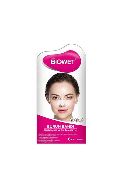 Lady Biowet Biowet Blackhead and Dirt Cleaner Nasal Strips 6 Pieces
