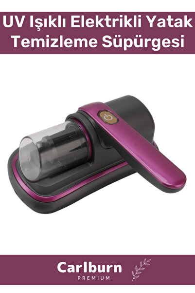 Carlburn Premium Kompakt Güçlü Emiş Gücü UV Işıklı Elektrikli Yatak Yorgan Ör...