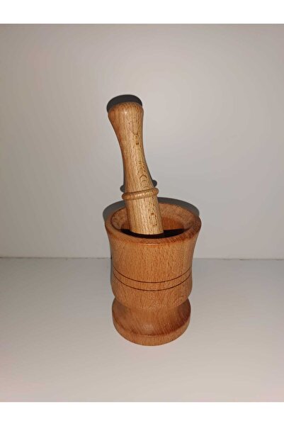 DURAN AHŞAP Ahşap Orta Boy Havan Kayin