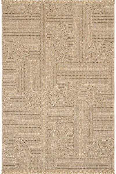 SEYRAN HALI Seyran Halı Loopy 623 Bej Kolay Temizlenen Dekoratif Sisal Jüt Halı