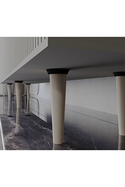 enwood Tv Ünitesi Ahşap Ayak 19 Cm Doğal Ahşap Boyasız(5 ADET)