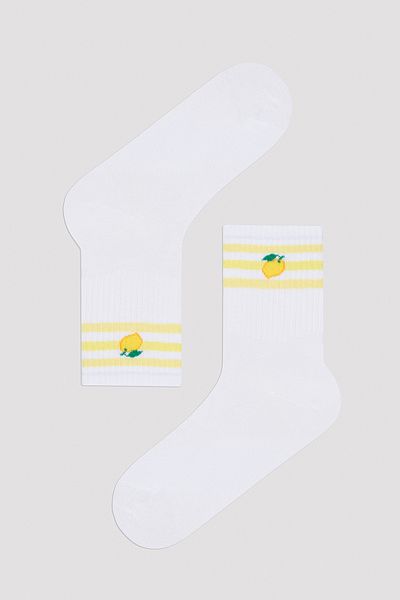 Penti Бели чорапи за тенис Lemon