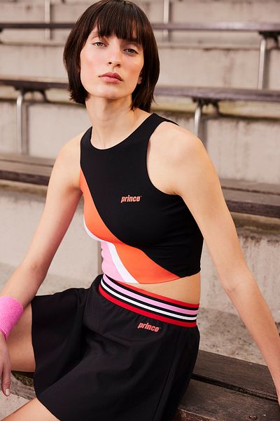 Penti Crop Top mit grafischen Streifen - Prince-Kollektion