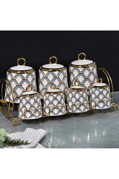 Paçi STANDLI 7 Lİ PORSELEN BAHARAT TAKIMI