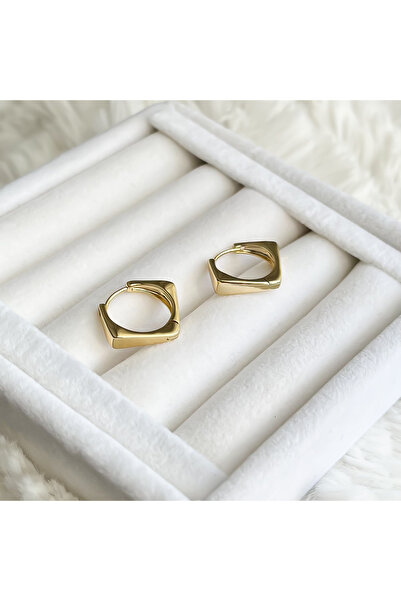 ATELİER GİZEM Xuping kadın kararmaz gold halka çelik küpe