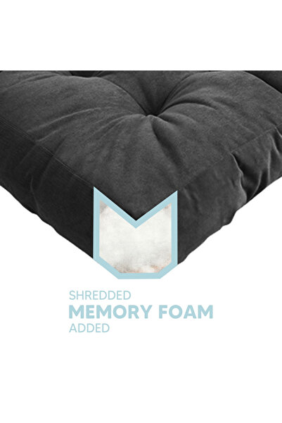 Makrome 2 Pcs Luxury Black Color Koselili Living Prevalent Honeycomb Front and Minor Ladder