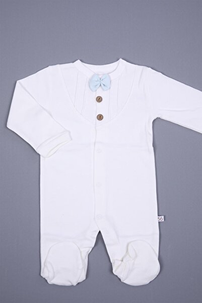 Babyhola Organik %100 Pamuk Kız Erkek Bebek Yenidoğan Tulum Zıbın Battaniye 8'li Set 0-3 Ay Hediyeli