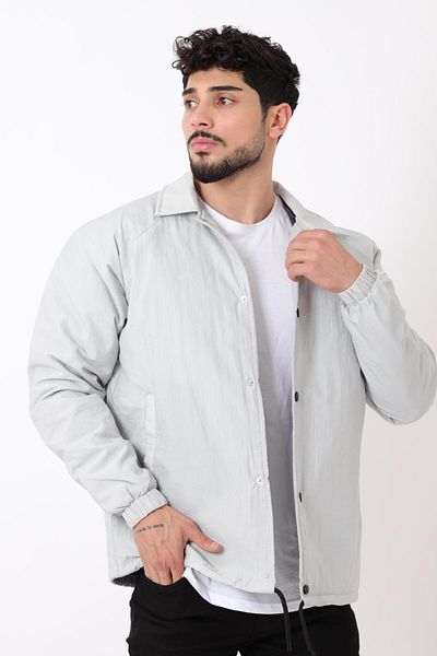Stilkombin Wrinkled Fabric Oversize Raincoat Seasonal Arw_50394
