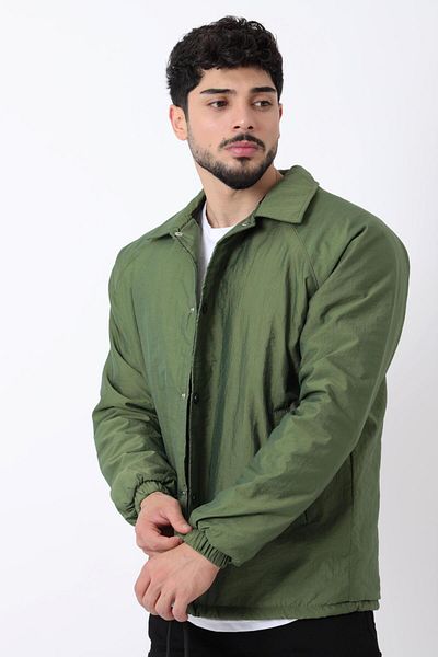Stilkombin Wrinkled Fabric Oversize Raincoat Seasonal Arw_50394